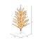 4ft. Pre-Lit Vintage Aluminum Artificial Christmas Tree, Warm White LED Lights